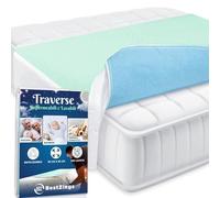 BestZings - Traversa letto anziani - traverse letto anziani- traversa impermeabile - traverse lavabili - copriletto impermeabile - proteggi materasso - traversine neonato (ALATO 90x85 PACK 1)