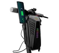 Besudo Borsa da manubrio per scooter elettrico, impermeabile, borsa portaoggetti Il lucchetto, caricatore per monopattino elettrico Xiaomi MI Mijia M365, Segway Ninebot, 2 litri