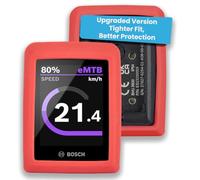 Besudo Custodia in silicone compatibile con Bosch Kiox 300 Display (BHU3600) - Telaio protettivo adatto per display Bosch Kiox 300 per protezione contro le cadute, rosso