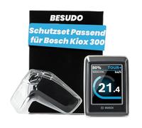 Besudo - Set di coperture protettive compatibili con display Bosch Kiox 300 e telecomando LED
