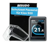 Besudo Set di custodie protettive adatte per Bosch Kiox 500 e LED Remote | Trasparente e impermeabile, custodia protettiva da graffi e urti, per BHU3700 e BRC3600