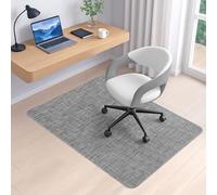 BesWin Tappetino per sedia da ufficio per pavimenti in legno duro, 91,4 x 121,9 cm, tappetino per sedia a rotelle e scrivania per computer, resistente protezione per pavimento in PVC per casa e