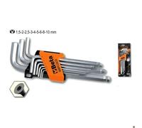 Beta 000960354 - kit 9 Chiavi Brugola Esagonali Estremità Sferica con Supporto