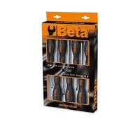 Beta 012430017 Set 7 giravite a battere viti lama piatta e Phillips 7pz 1243/D7
