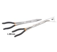 Beta 1009L/DP-S2 Set 2 Pinze lunghe doppia cerniera becchi mezzotondi zigrinati