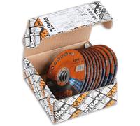 Beta 11021 125X3,2 - Dischi abrasivi da taglio per acciaio e inox, esecuzione a centro depresso, da utilizzare con smerigliatrici portatili angolari.