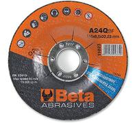 Beta 11023 230X6,5 - Dischi abrasivi da sbavo per acciaio e inox, esecuzione a centro depresso, da utilizzare con smerigliatrici portatili angolari