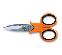 Beta 1128BMX - Forbici per Elettricisti Lame Diritte in Acciaio Inossidabile con Microdentatura - 1 Pezzo, 13 mm