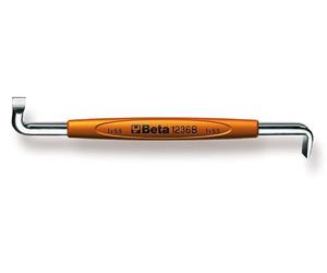 Beta 1236B 1X5,5 - Giravite a squadra per viti a testa con intaglio cromati