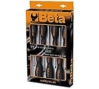 SERIE DI 7 GIRAVITE A BATTERE IN ACCIAIO INOX BETA TOOLS 1243/D7 INOSSIDABILE