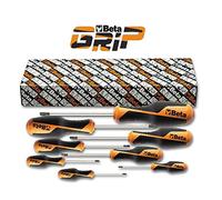 Beta 1268RTX/S8 - Serie di 8 chiavi maschio con impugnatura viti con impronta tamper resistant Torx (art. 1268RTX)