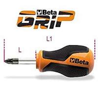 Beta 1269N/PZK 2 - Giravite per viti con impronta a croce Pozidriv-Supadriv tipo cortissimo