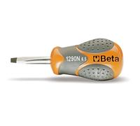 Beta 1290N 4X30 - Giravite per viti a testa con intaglio, tipo cortissimo cromati punta nera