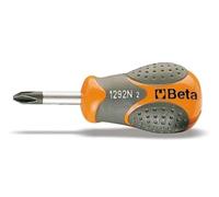 Beta 1292N 4,5X30 - Giravite per viti con impronta a croce Phillips tipo cortissimo cromati punta nera
