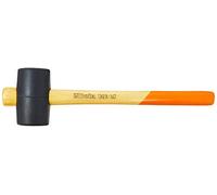 Beta 1393 50 - Mazzuole con doppia testa in gomma dura e manico in legno