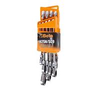 Beta serie set 9 pz Chiavi combinate 8-19mm cricchetto snodata Mod. 142SN/SC9