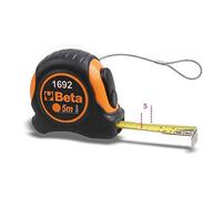 Beta 1692HS/5 - Flessometri cassa bimateriale in ABS antiurto nastro in acciaio classe di precisione ii H-SAFE