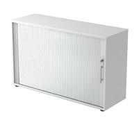 BETA 1732S | Armadio a serranda | 2 OH - Bianco manico a forma di ringhiera in plastica