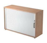 BETA 1732S | Armadio a serranda | 2 OH - Faggio maniglia in metallo cromato