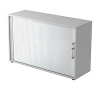 BETA 1732S | Armadio a serranda | 2 OH - Grigio maniglia in metallo cromato