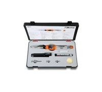 Beta 1827/K - Saldatore a gas con 7 accessori in valigetta con base morbida di polietilene espanso