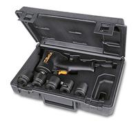 BETA 1927XM/K5 - Assortimento di un avvitatore reversibile compatto e cinque bussole macchina, in valigetta di plastica