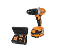 BETA 1972/K20V-13BMC80 - Kit Trapano Avvitatore a Percussione 20V Brushless con 2 Batterie 4 Ah e Caricatore, 80 Nm, Mandrino 13 mm, LED Integrato, Valigetta Rigida
