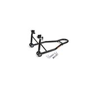 BETA 3040C, Cavalletto alzamoto Posteriore Regolabile, cavalletto Moto Professionale con attacchi a Piastra e Quattro Ruote in Gomma termoplastica