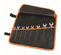 Serie Di 8 Chiavi Combinate A Testa Ribassata In Busta Avvolgibile Di Poliestere