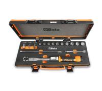 Beta 666/C5 Set Chiave dinamometrica 10-50Nm Zero-Reset con bussole in cassetta