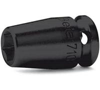 Beta 710 19 - Chiavi a bussola con attacco quadro femmina 3/8" bocca esagonale serie normale, fosfatate