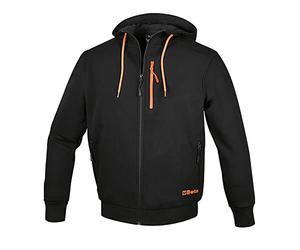 BETA 7665N XXXL - Felpa zip lunga, con cappuccio