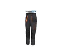 BETA 7860G Taglia 5XL - Pantaloni da Lavoro Leggeri Easy, in Tessuto T/C, con Tasche Porta Minuteria e Nastro Porta Martello, Grigio