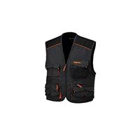 Beta 7867E L - XS Gilet multitasche leggero da lavoro. Sei taschini frontali porta minuteria con chiusura a strappo e taschino porta penne, tasconi al petto e in vita con chiusura a strappo