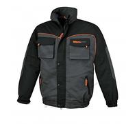 Beta 7904E - XS Bomber da lavoro imbottito e foderato in poliestere e nylon, polsini regolabili a strappo. Giubbotto da lavoro con ampie tasche al petto e vita con chiusura a strappo e zip