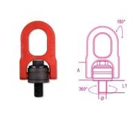 Beta 8049 M20 - Golfari maschio per sollevamento, orientabili a doppia articolazione, acciaio legato ad alta resistenza