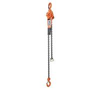 Beta 8146 WLL t 3,0 - Paranco a leva Professionale con Gancio Robusto, Altezza Sollevamento 1,5M e Portata 3000 Kg, Singola Catena da 18,5 kg