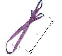 Beta 8150 1-T1 - Braca per sollevamento 1t viola nastro piatto a due strati, asole rinforzate, poliestere alta tenacità (PES)