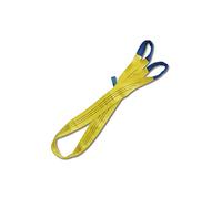 Beta 8156 5-T3 - Braca per sollevamento 3t giallo nastro piatto a due strati, asole rinforzate, poliestere alta tenacità (PES)
