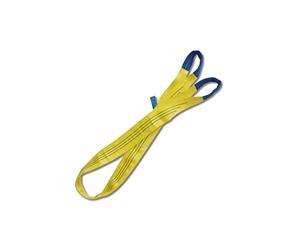 Beta 8156 5-T3 - Braca per sollevamento 3t giallo nastro piatto a due strati, asole rinforzate, poliestere alta tenacità (PES)