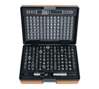 Beta 861/C100 - Set Professionale da 98 Inserti con 2 Portainserti, Attacco Esagonale 1/4", Per Avvitatori Manuali, Elettrici e Pneumatici, In Astuccio Robusto