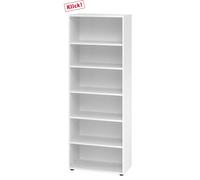 BETA 9 | Scaffale | 6 altezze| 80 cm - Bianco