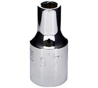 Beta 900 4,5 - Chiavi a bussola con attacco quadro femmina 1/4" bocca esagonale, cromate