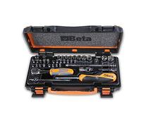 Beta 900/C11Z - Assortimento di 11 Chiavi a Bussola Esagonali, 20 Inserti per Avvitatori e 8 Accessori in Cassetta di Lamiera