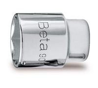 Beta 900AS 3/8 - Chiavi a bussola con attacco quadro femmina 1/4" bocca esagonale, cromate