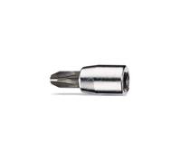 Beta 900PH 1 - Chiavi a bussola a giravite per viti con impronta a croce Phillips con attacco quadro femmina 1/4" cromate - inserti bruniti