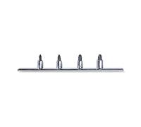 BETA 900PH/SB4 - Serie di Chiavi a Bussola a giravite per Viti con Impronta a Croce Phillips con Attacco Quadro Femmina 1/4" cromate