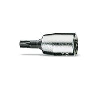 Beta 900TX 30 - Chiavi a bussola maschio per viti con impronta Torx con attacco quadro femmina 1/4" cromate - inserti bruniti