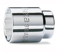 Beta 910A-AS 11/32 - Chiavi a bussola con attacco quadro femmina 3/8" bocca esagonale, cromate