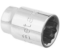 Beta 910B 16 - Chiavi a bussola con attacco quadro femmina 3/8" bocca poligonale, cromate